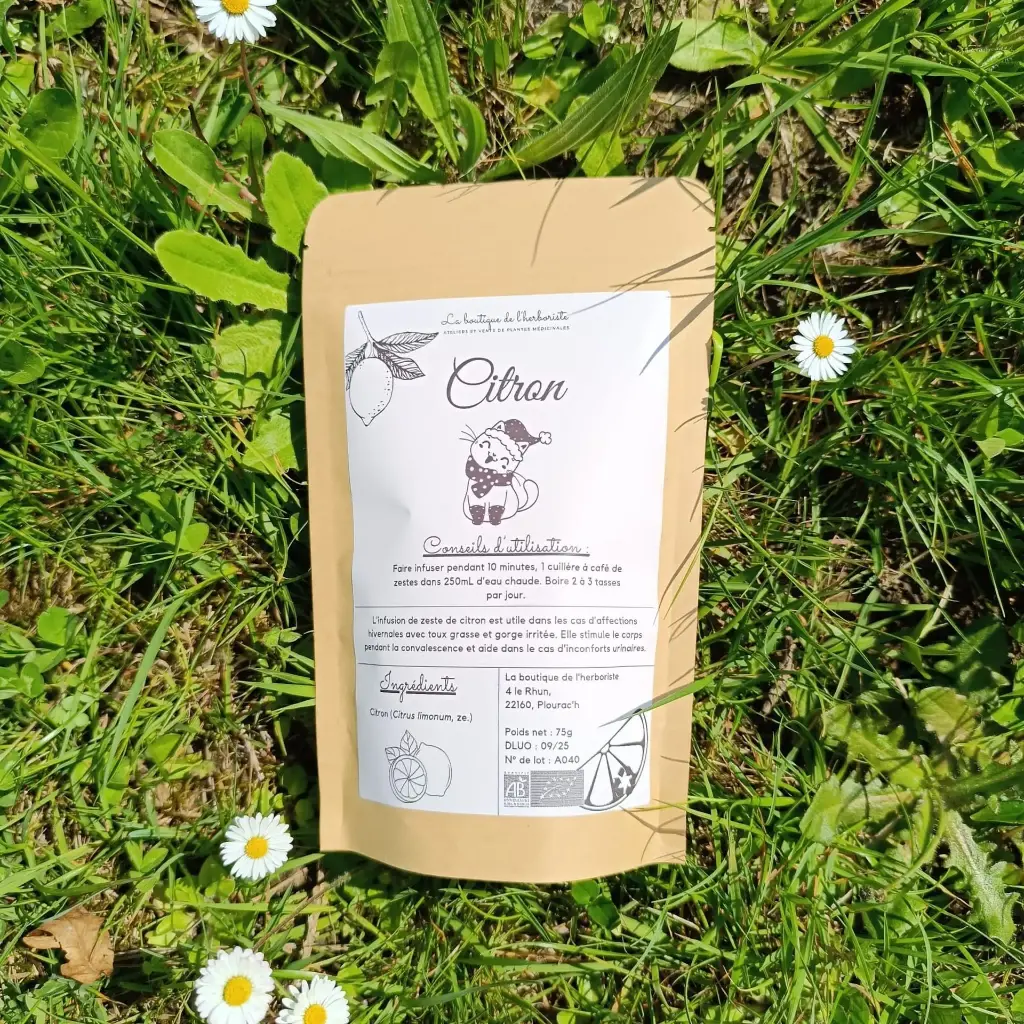 Tisane citron bio (Citrus limonum)